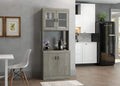 Microwave Cabinet with Double Glass Doors Z8051
