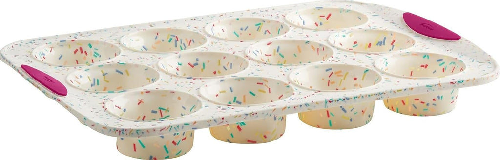 12-Cavity Silicone Muffin Mold V5082