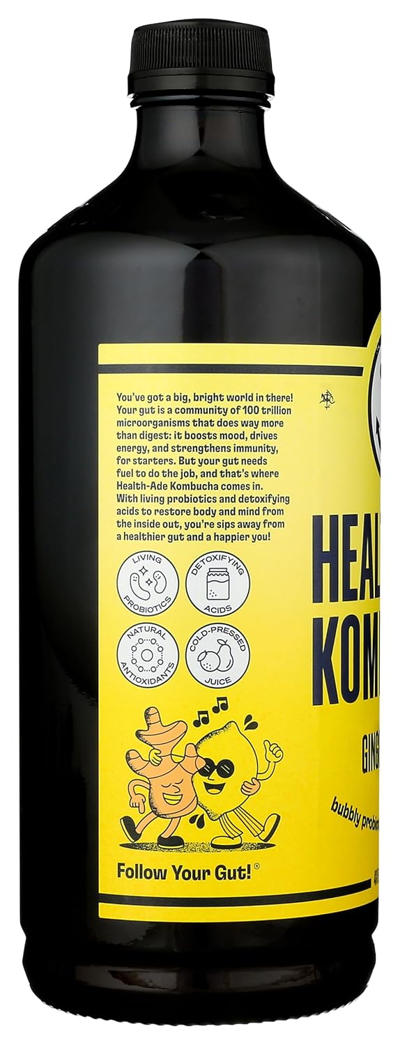 Ginger-Lemon Kombucha, 48 Fl oz T460433