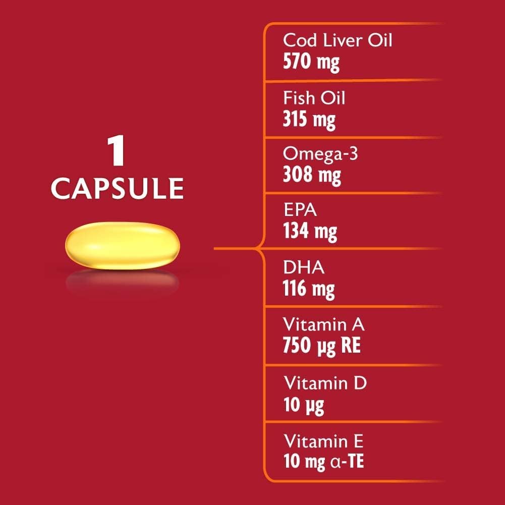 Cod Liver Oil Extra High Strength 60 Capsules S163