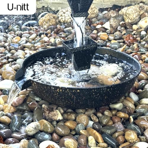 8.5 FT Metal Black Rain Chain with Square Cups A702930