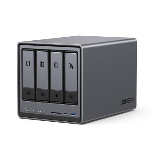 2-Bay Desktop NAS with Intel N100 Quad-core CPU, 8GB DDR5 RAM, 2.5GbE, 2 M.2 NVMe Slots, 4K HDMI K638295