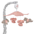 Pink Gray Koala Elephant Musical Baby Crib Mobile L6824