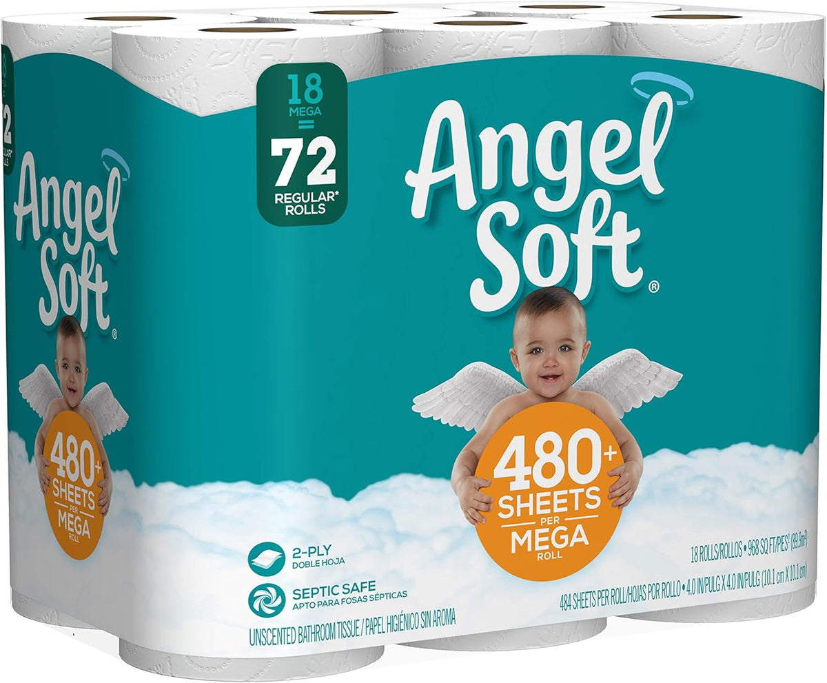 18 Mega Rolls Toilet Paper X839
