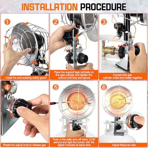 18,000 BTU Portable Propane Radiant Heater X151