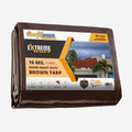 16 Mil Heavy Duty Waterproof Tarp Cover 16' X 20' Brown K181718