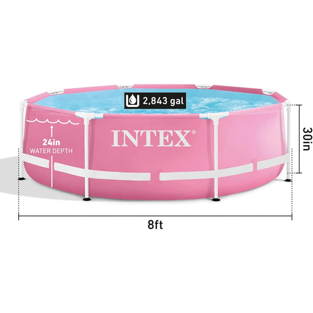 Rectangular Frame Above Ground Swimming Pool W620
