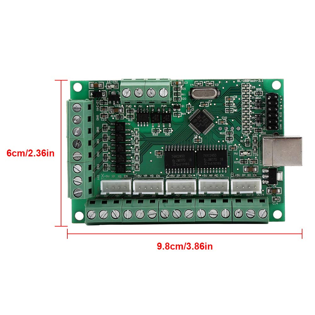 MACH3 Motion Control Card CNC USB Interface Board X821
