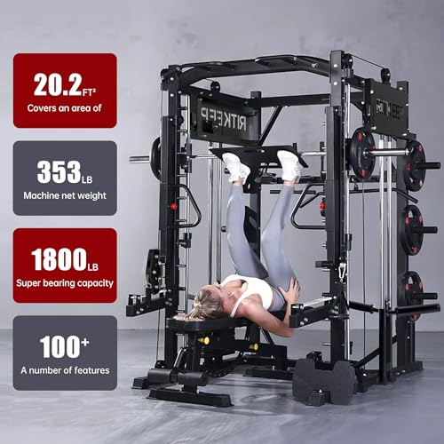Smith Machine with Jammer Arms & Leg Press X93800