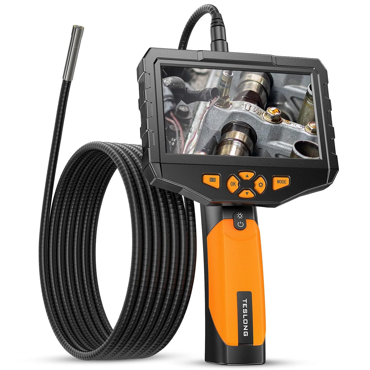 5.5mm Endoscope Camera with Light, Flexible Probe, Waterproof (3m/9.8ft) T898