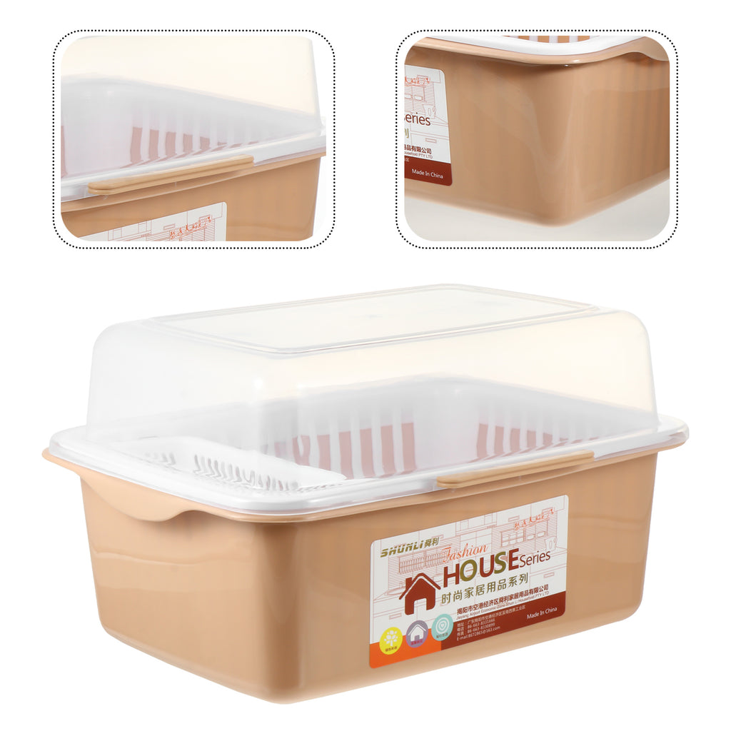 Plastic Milk Bottle Draining Box Tableware Storage Rack P643