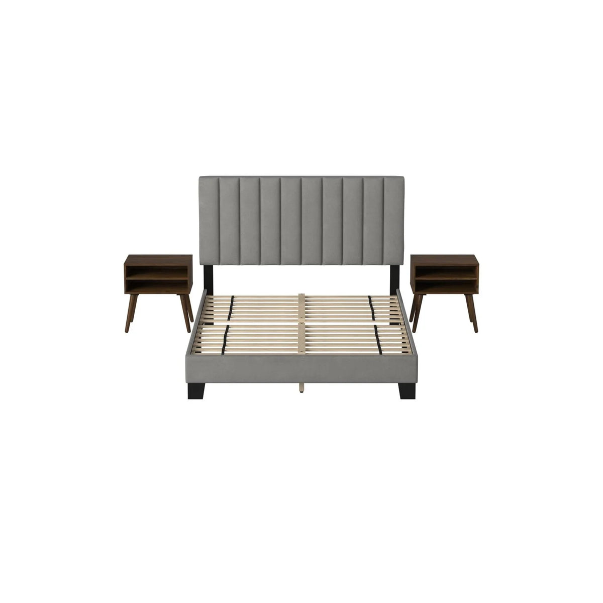 King Bed with Two End Table H673