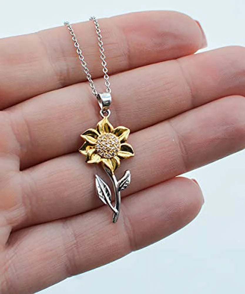 Sunflower Pendant Necklace B9028