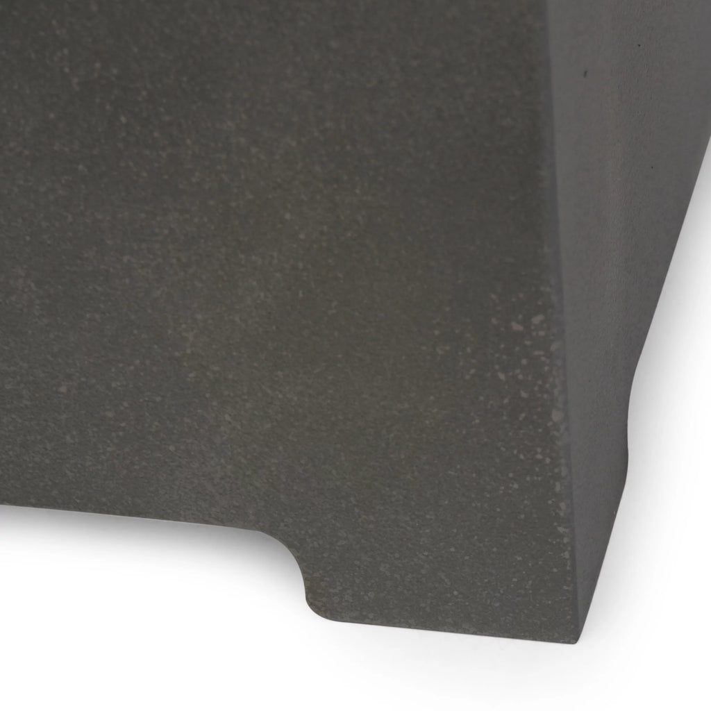 Rectangular Concrete Fire Pit with Tank Holder X4331