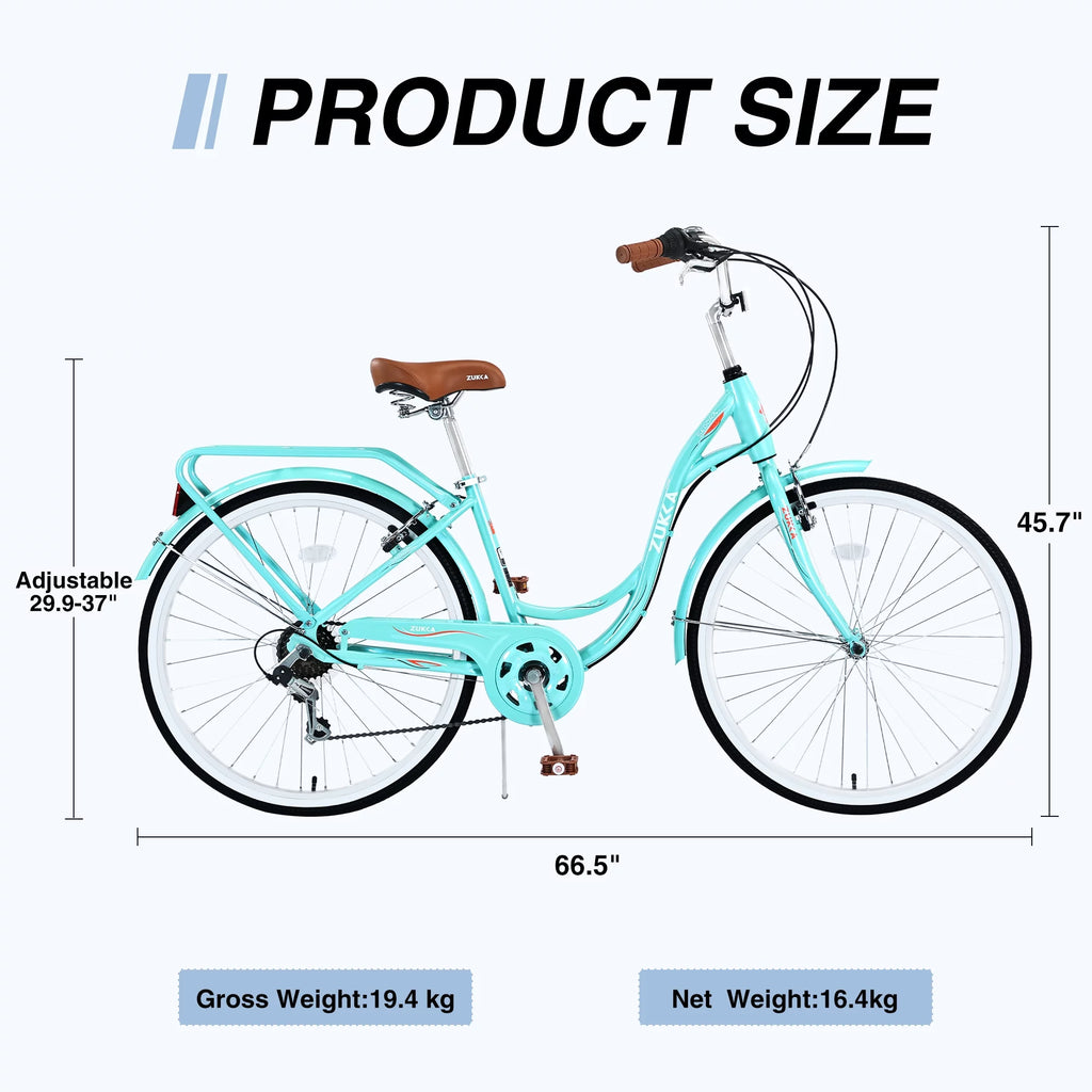 26-inch 7 Speed Pink Cruiser Bike V155855