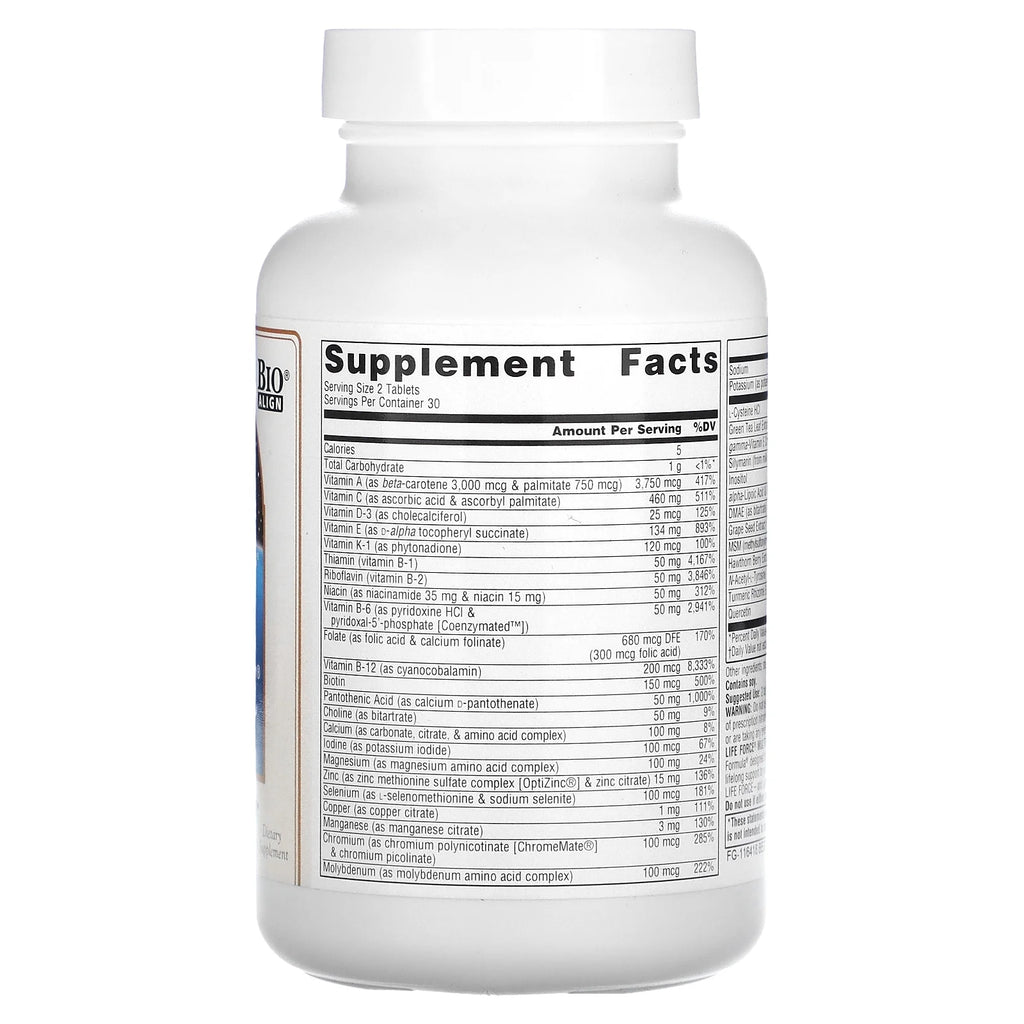 Multiple No Iron 60 Tablets T5967