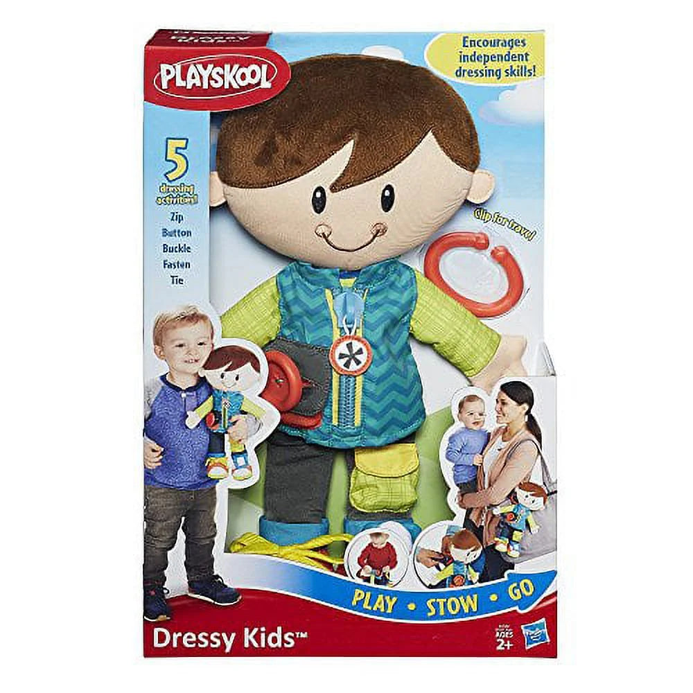 Playskool Dressy Kids Boy Activity Stuffed Doll Plush Toy D454