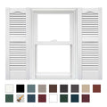Vinyl Open Louver Shutters 1 Pair G5403
