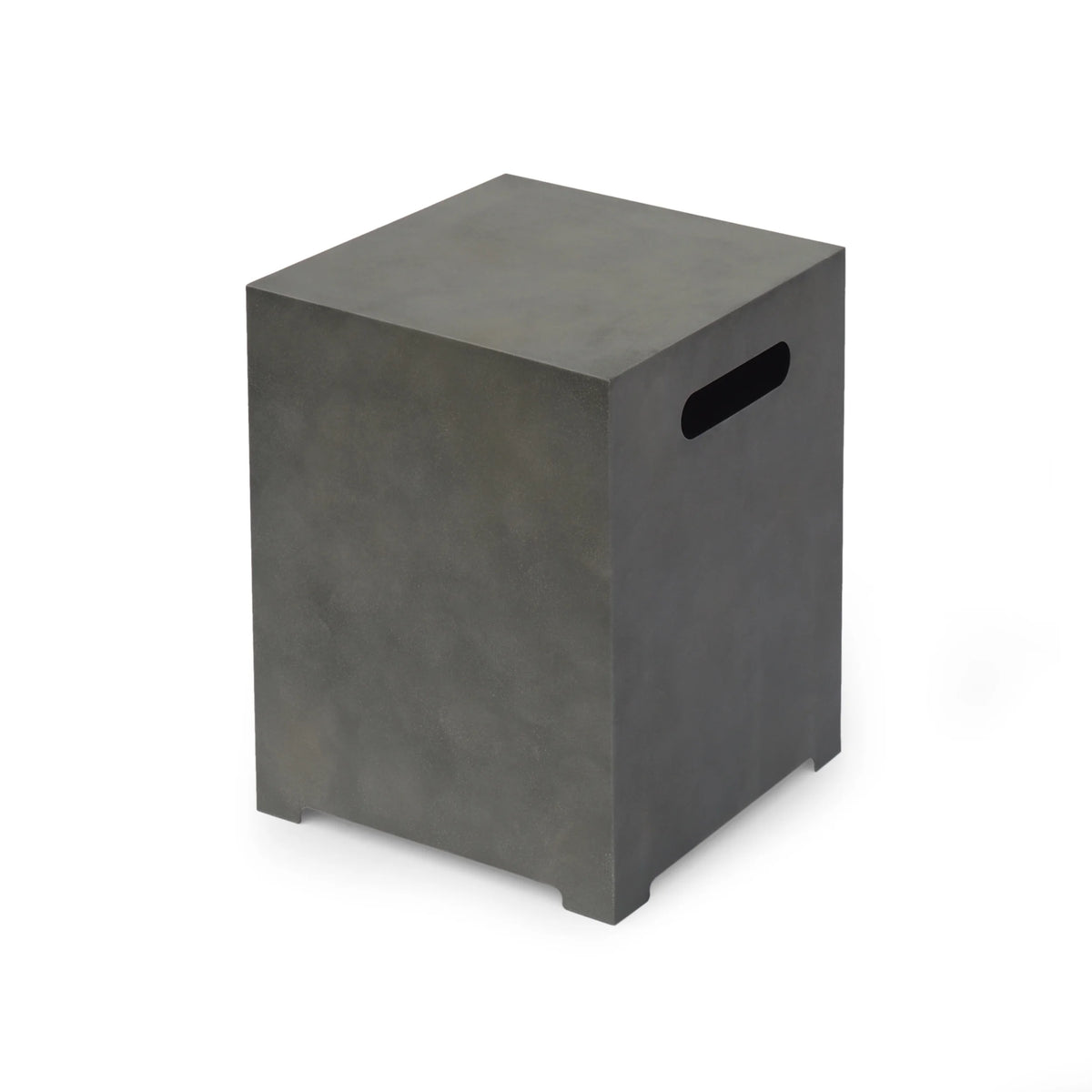 Rectangular Concrete Fire Pit with Tank Holder X4331