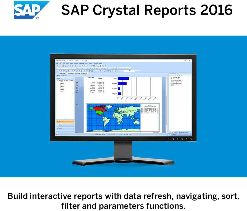Crystal Reports 2016 Reporting software [32 Bit] B1358