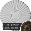 19 3/4 inch x 1 3/8 inch Hand-Painted Ceiling Medallion L173586