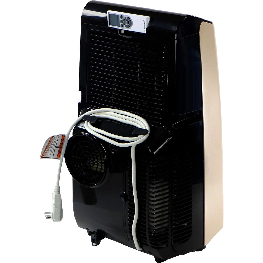 10000 BTU Portable Air Conditioner with Remote Control in White/Black M18583