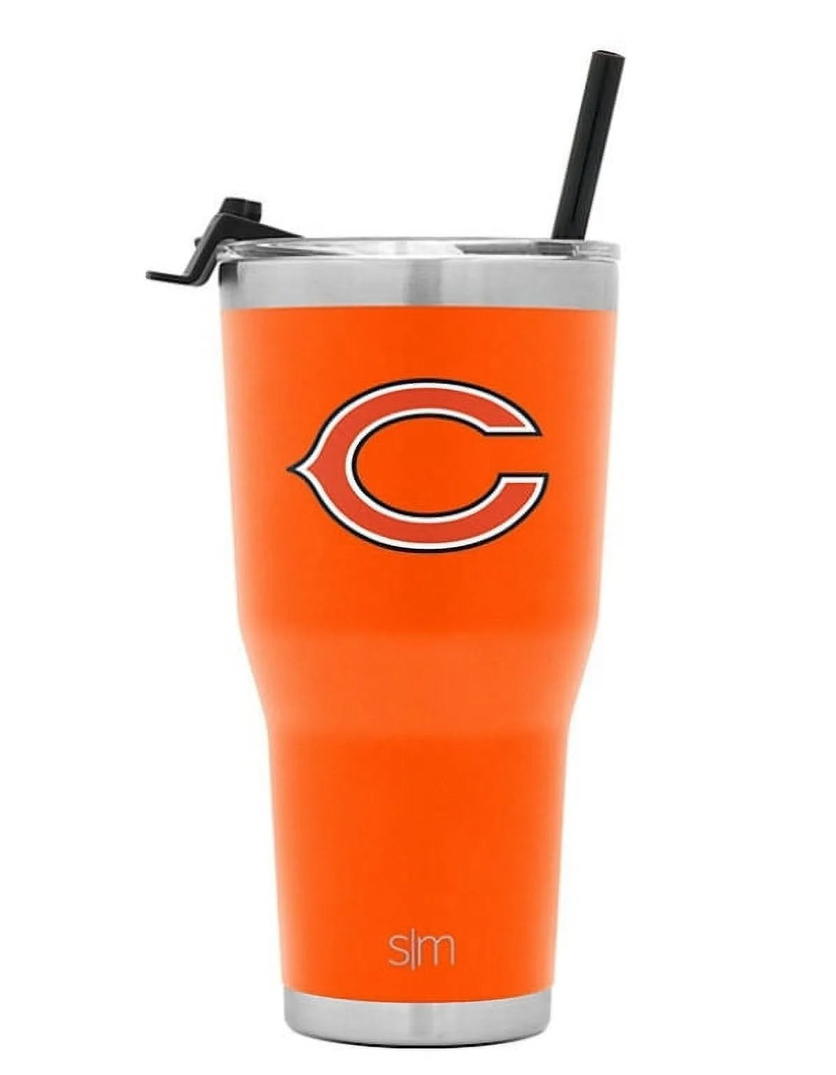 2-Pack Insulated Stainless Steel Tumbler with Flip Lid and Straw 30oz Q9605