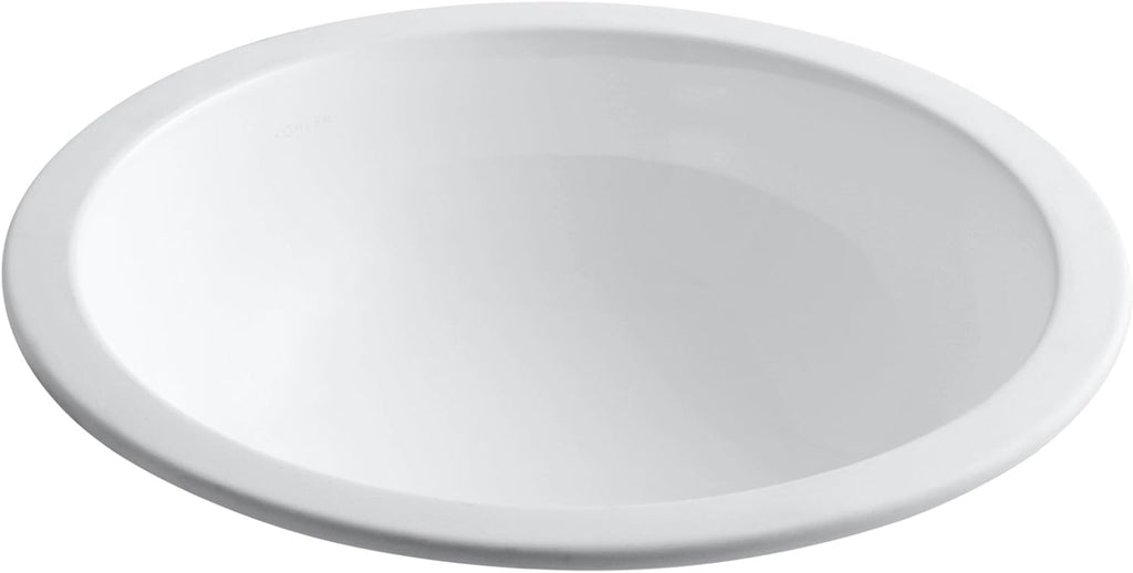 White Undercounter Bathroom Sink K99964