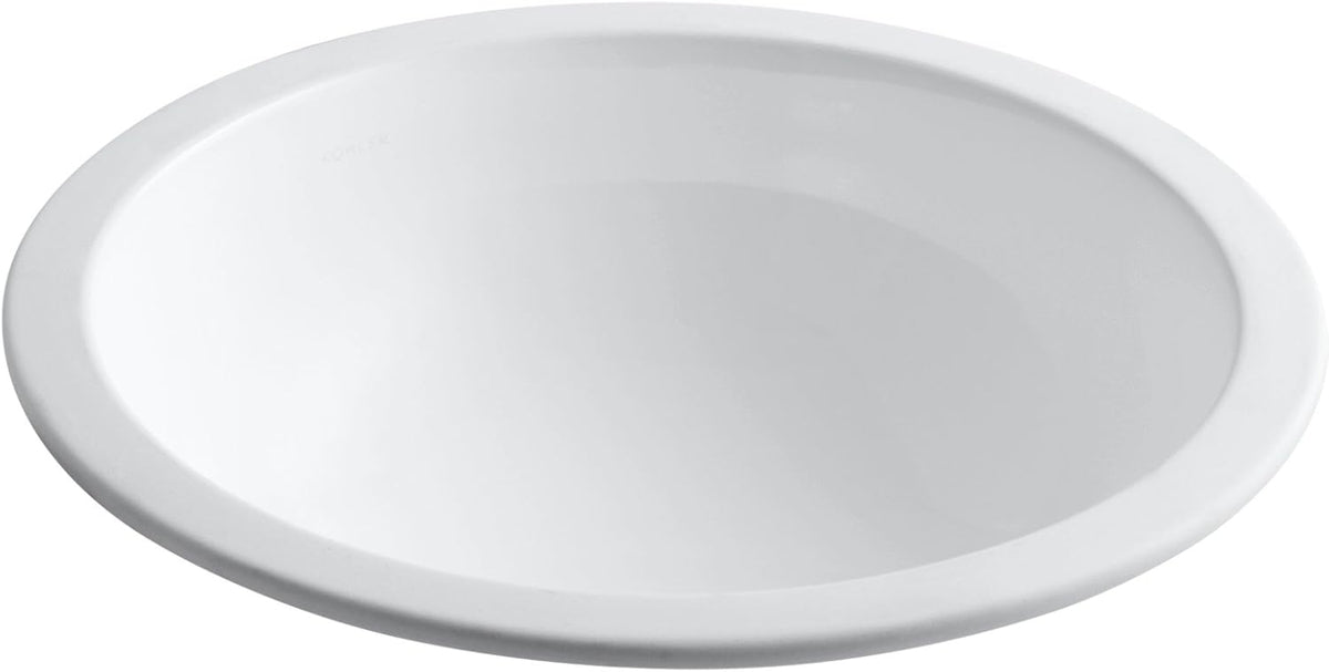 White Undercounter Bathroom Sink K99964
