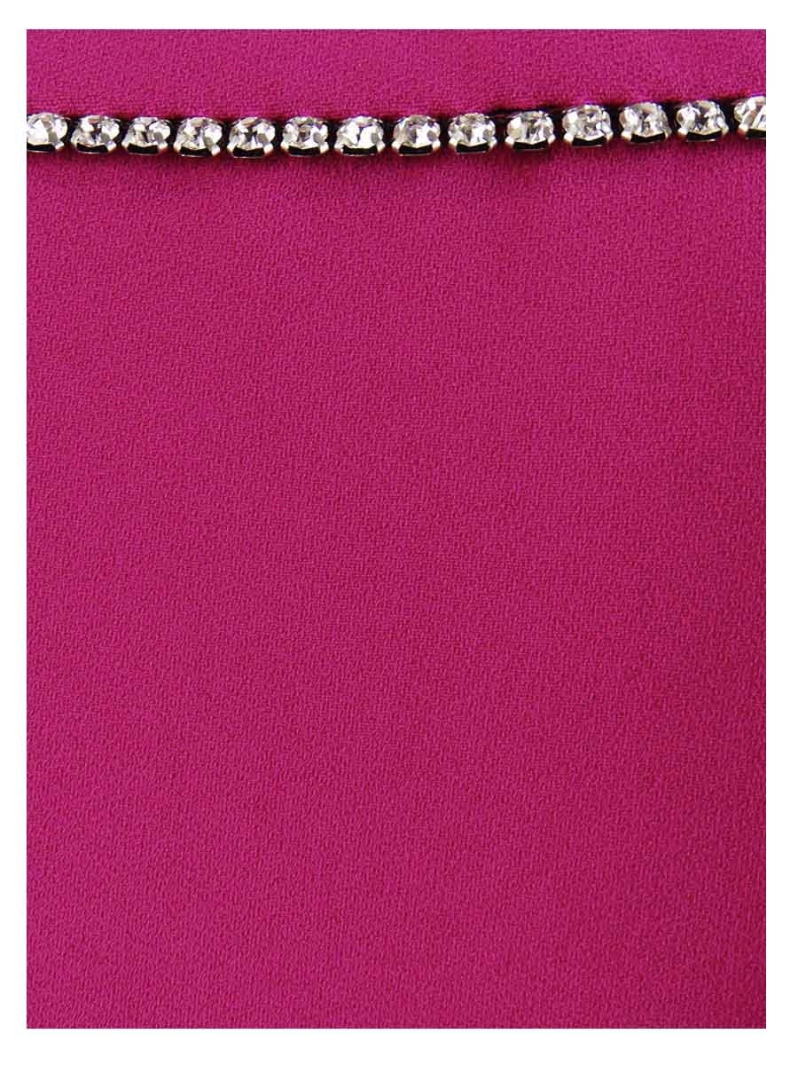 Women's Rhinestone-Trim Tie-Hem Top O260890