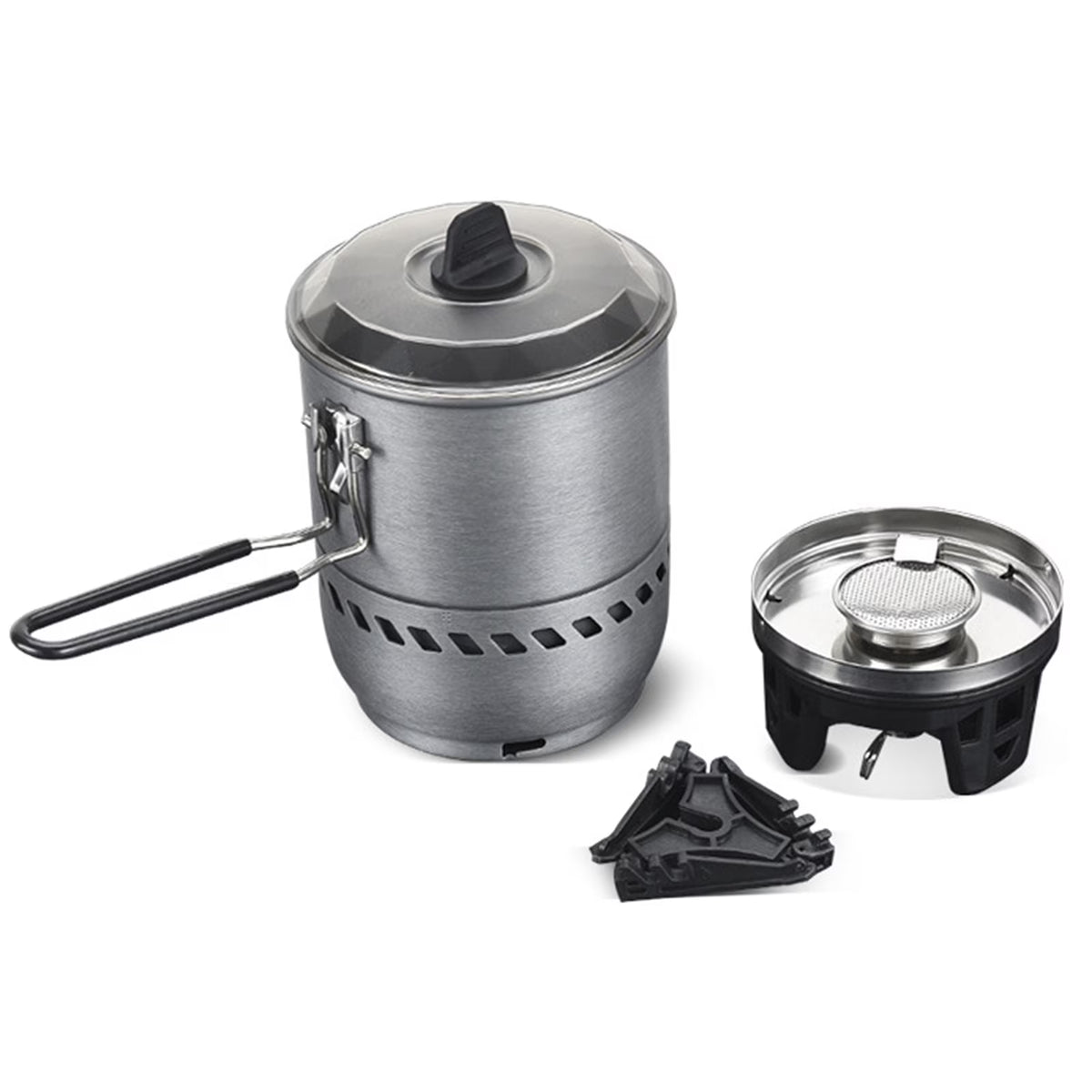 Camping Stove Pot with Windproof Gas Stove Head M36748