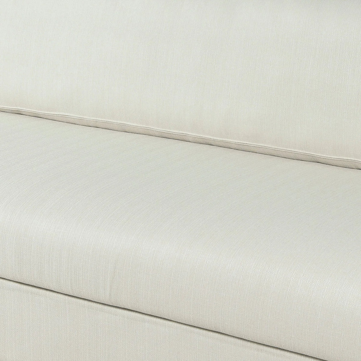 White Fabric Upholstery Sofa J45762