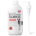 Wild Alaskan Salmon Oil for Dogs 32 oz Pump Cap Bottle Omega-3 R8528