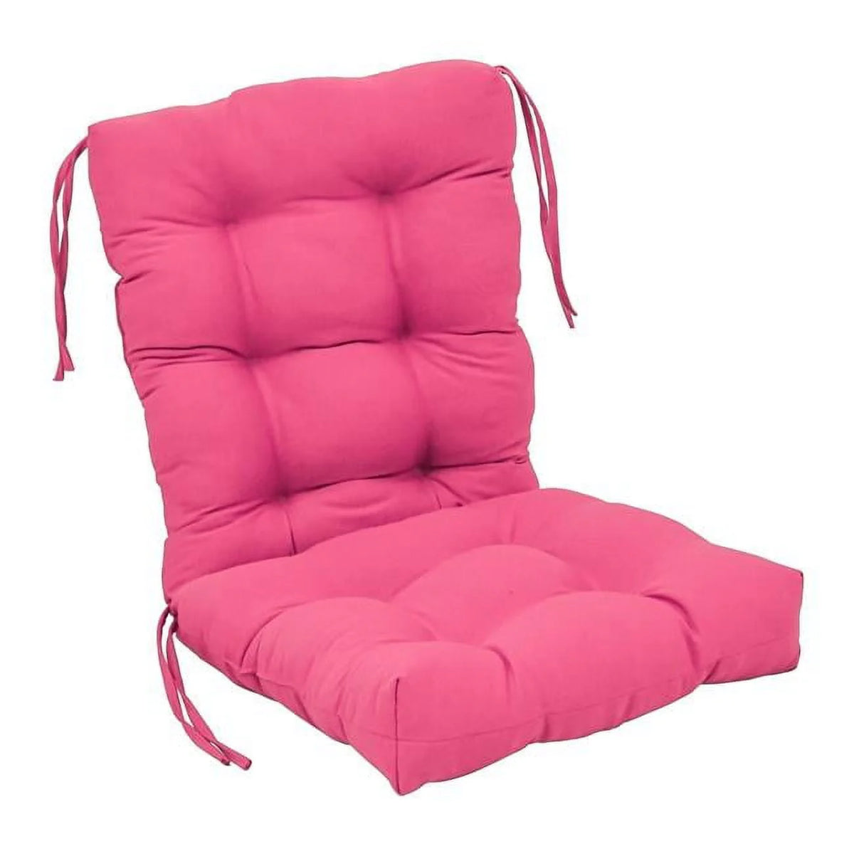 18-inch by 38-inch Solid Twill Tufted Chair Cushion G666491