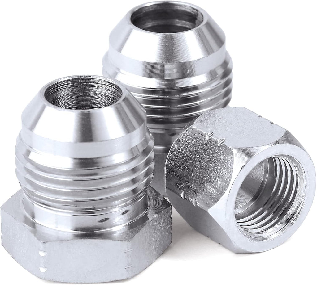 64pcs JIC 37° Flare Cap & Plug Kit, Galvanized Steel, Sizes-04 06 08 10 12 16 A344