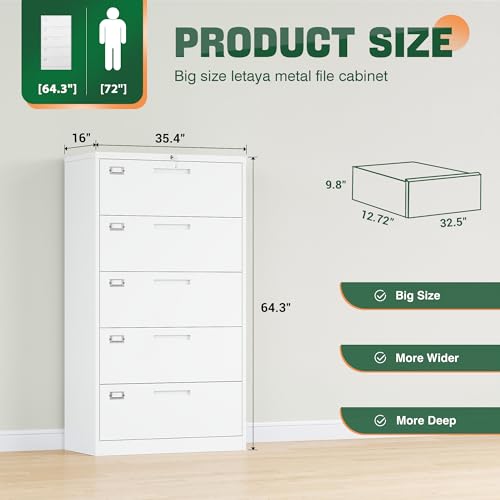 3 Drawer Metal File Cabinet with Lock L41196