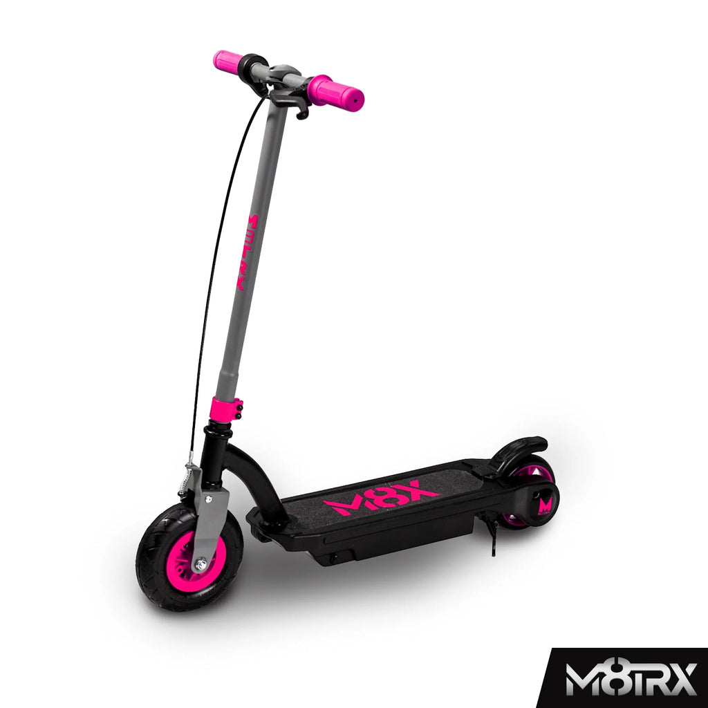 24 Volt Kids Electric Scooter, 8 Air Filled Tire, Pink J785