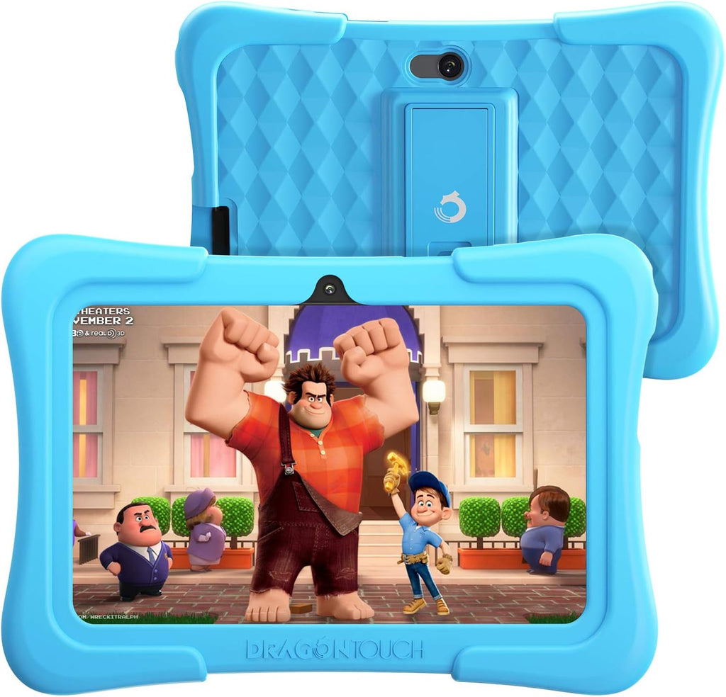 2GB RAM 16GB ROM 7 inch Android 9.0 Kids Tablets with Kid-Proof Case (Pink) Pack of 2 U16912