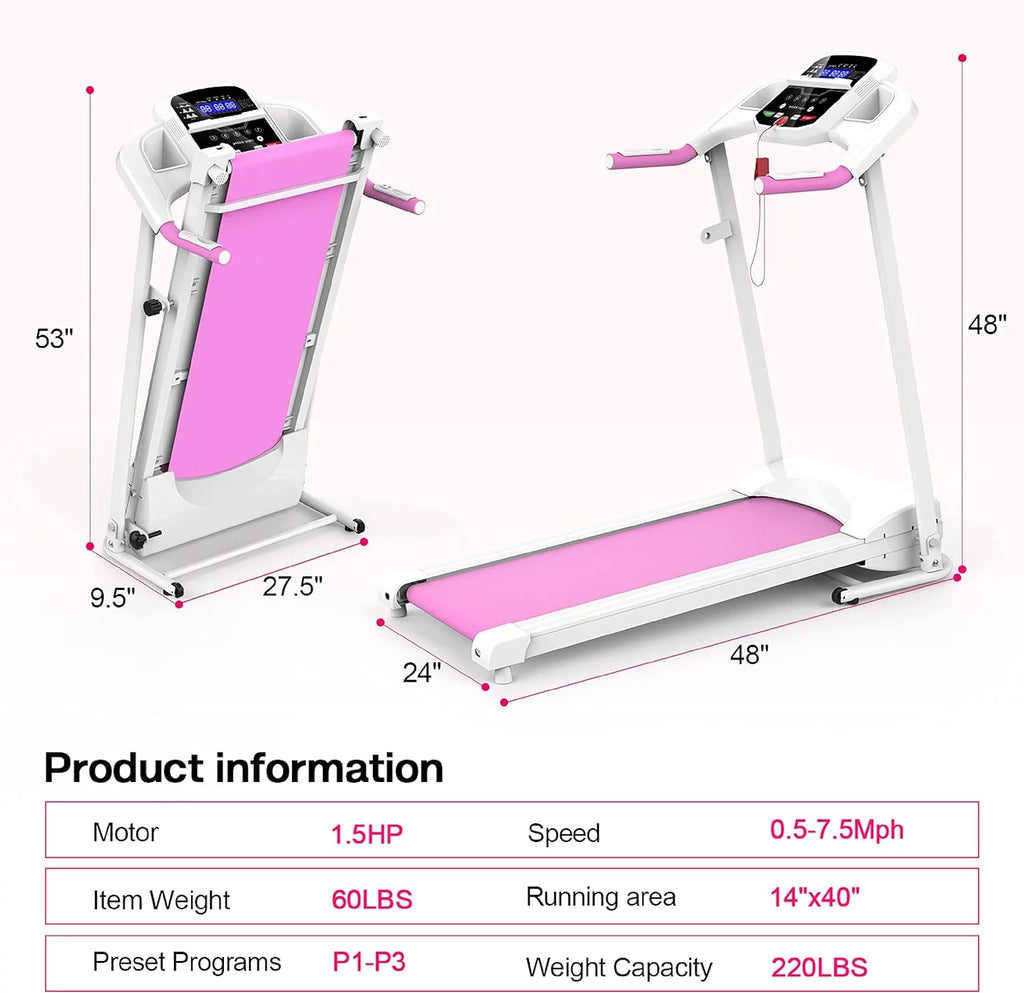 Folding Electric Treadmill Q13004