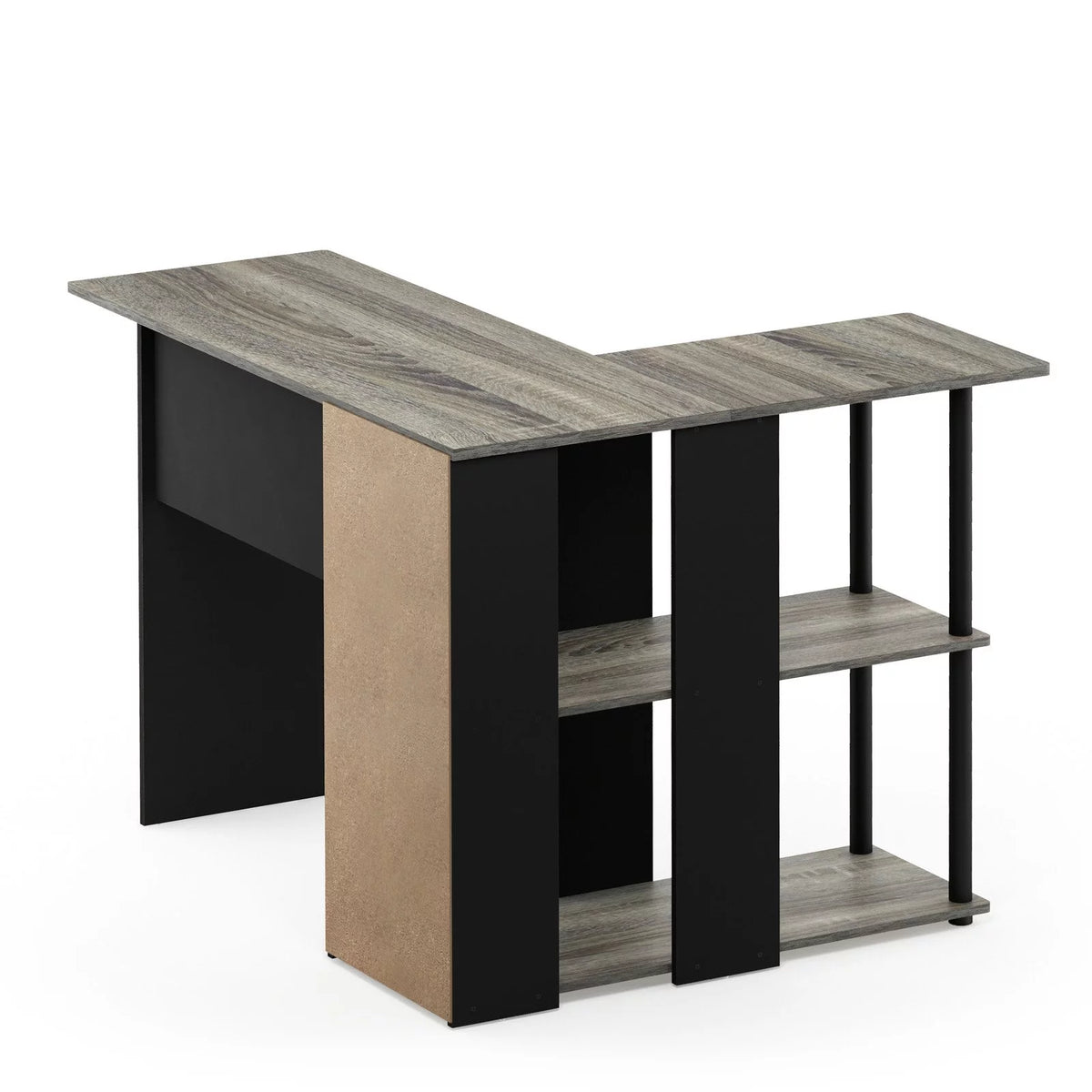L-Shape Desk with Bookshelf X2934