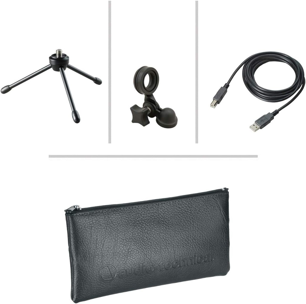 USB Microphone with Boom Arm, Shock Mount and Pop Filter (5 Items) O557