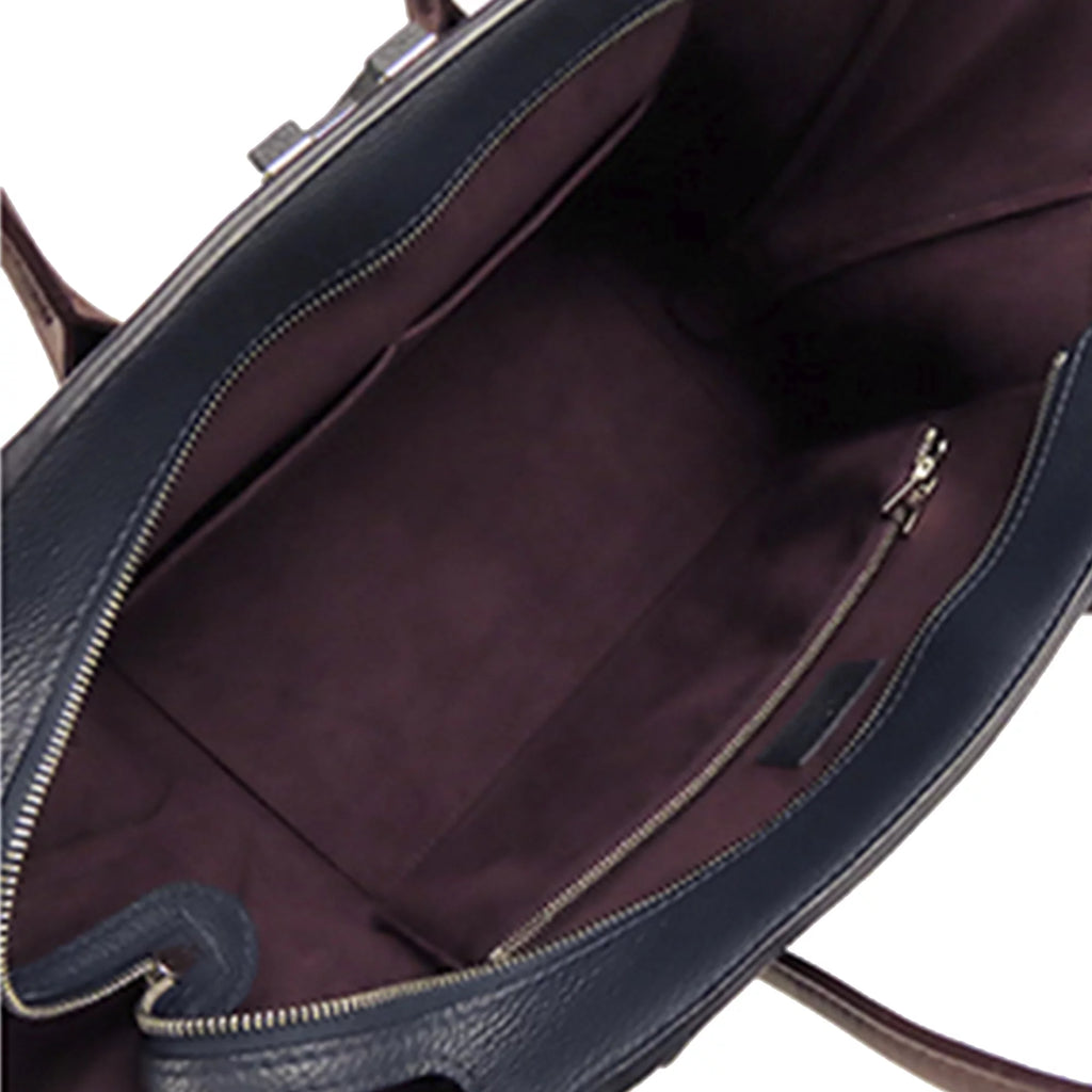 Blue Calf Leather Satchel I28908