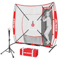 6'X6' Baseball Softball Practice Net with Batting Tee F220