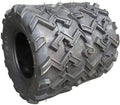 Set of 2 22X11-10 4 Ply Black Rubber Tires I100