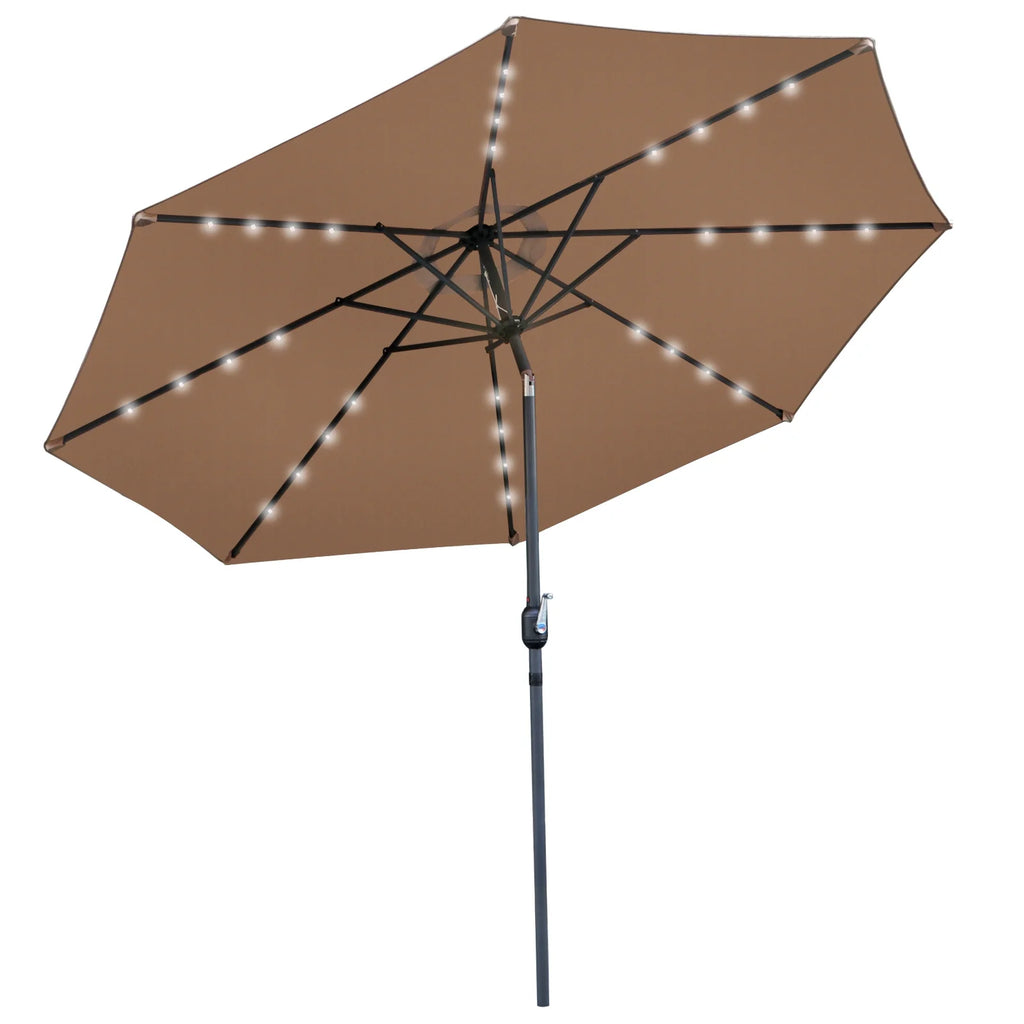 10 ft Patio Umbrella with Crank Lift System H137073