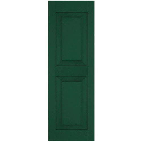 18 in. x 48 in. Exterior Real Wood Raised Panel Shutters Pair O388923