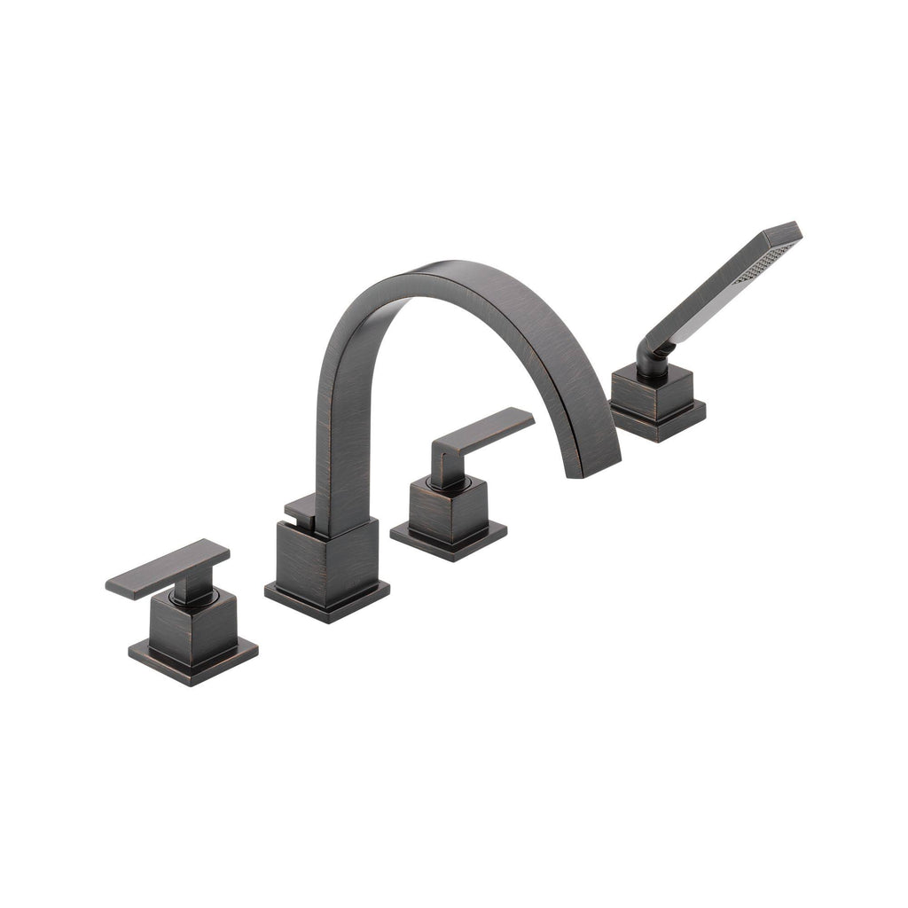 Roman Tub Trim with Hand Shower Stainless N955