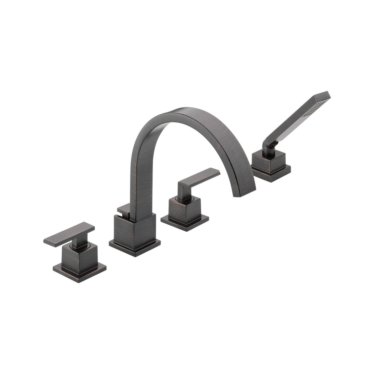 Roman Tub Trim with Hand Shower Stainless N955