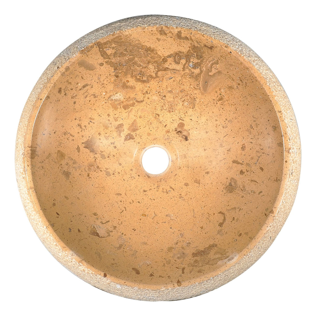 Classic Cream Marble Vessel Sink T71591