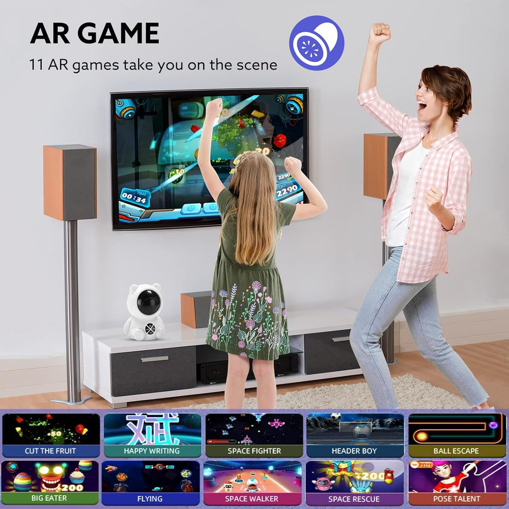 Electronic Dance Mat with HD Camera for HDMI Interface TV, Rechargeable Host & Remote Controller, Non-Slip J125047